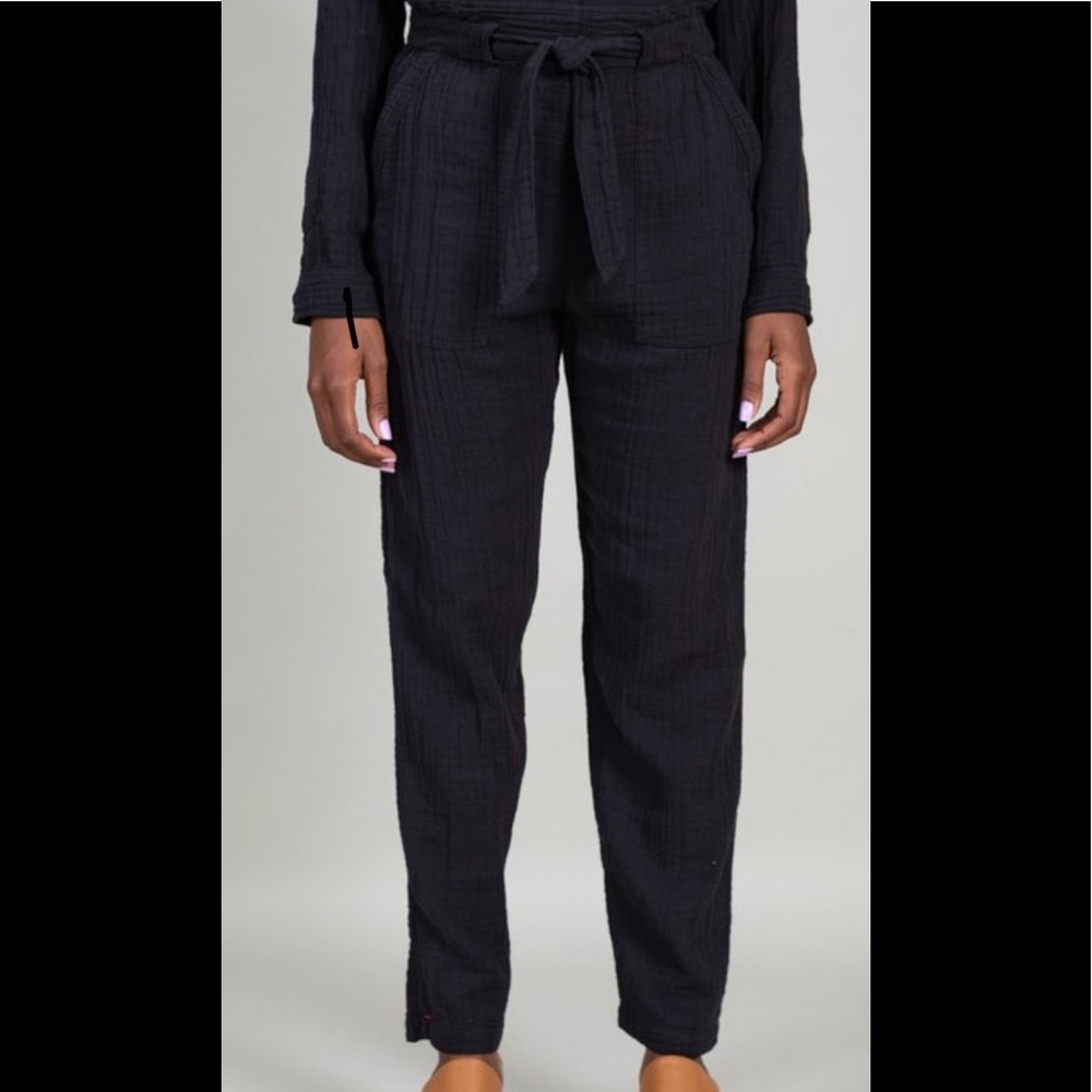 Xirena Black Tie Waist Pants